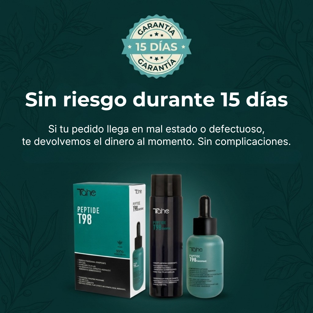 Tratamiento Anticaída Peptide T98: Concentrado 50ml + Champú 300ml